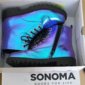 Sonoma Kids Shiny Blue Boots